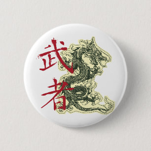 Chinesischer Drache Button