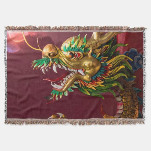 Chinesischer Drache Decke (Vorderseite)