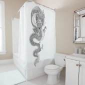 Chinesischer Drache Duschvorhang (Beispiel)