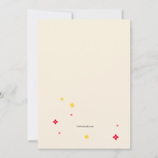 Chinesischer Drache Einladung (Rückseite)