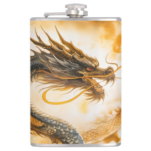 Chinesischer Drache Flachmann