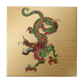 Chinesischer Drache Fliese (Vorderseite)