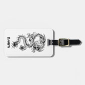 chinesischer Drache Gepäckanhänger (Vorderseite horizontal)