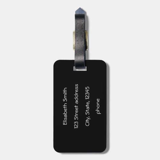 chinesischer Drache Gepäckanhänger (Rückseite vertikal)