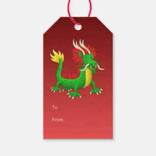 Chinesischer Drache Geschenkanhänger