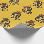 Chinesischer Drache Geschenkpapier (Ecke)