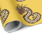 Chinesischer Drache Geschenkpapier (Rolleneckpunkt)