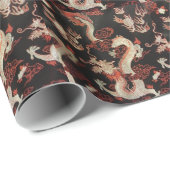 Chinesischer Drache Geschenkpapier (Rolleneckpunkt)