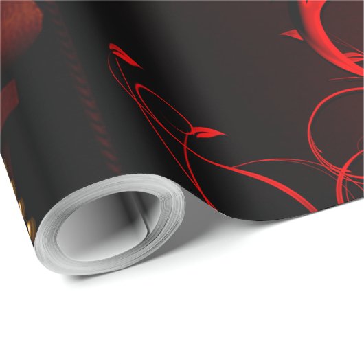 Chinesischer Drache Geschenkpapier (Rolleneckpunkt)