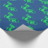 Chinesischer Drache Geschenkpapier (Ecke)