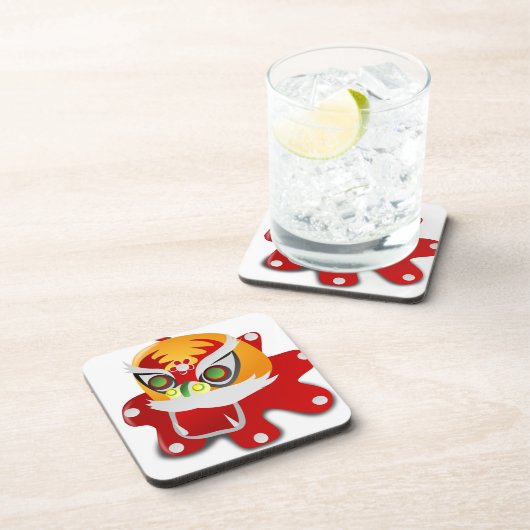 chinesischer Drache Getränkeuntersetzer (Rechte Seite)