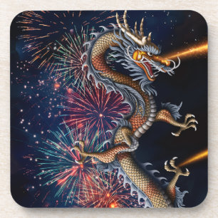 Chinesischer Drache Getränkeuntersetzer