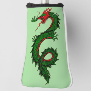Chinesischer Drache Golfkopfabdeckung Golf Headcover