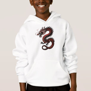 Chinesischer Drache Grafik Hoodie