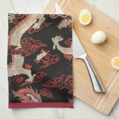 Chinesischer Drache Handtuch (Viertel Falte)