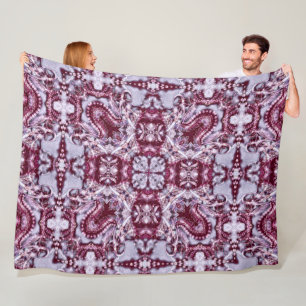 Chinesischer Drache Hologram Mandala Fleecedecke