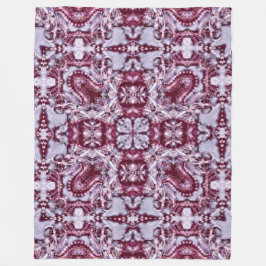 Chinesischer Drache Hologram Mandala Fleecedecke