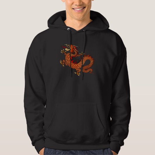 Chinesischer Drache Hoodie (Vorderseite)