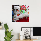 Chinesischer Drache in Philadelphia Poster (Heimbüro)