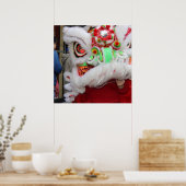 Chinesischer Drache in Philadelphia Poster (Küche)