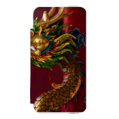 Chinesischer Drache Incipio iPhone Geldbeutel-Hülle (Folio Vorderseite)