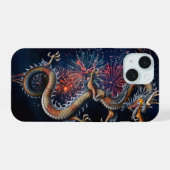 Chinesischer Drache iPhone 15 Hülle (Rückseite (Horizontal))