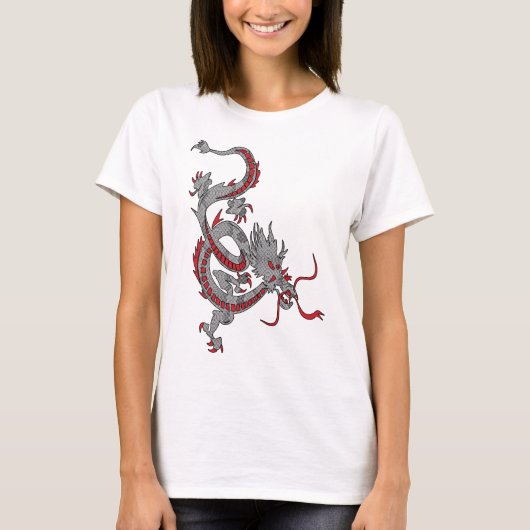 Chinesischer Drache - Jahr des Drachen T-Shirt (Vorderseite)