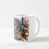 chinesischer Drache Kaffeetasse (VorderseiteRechts)