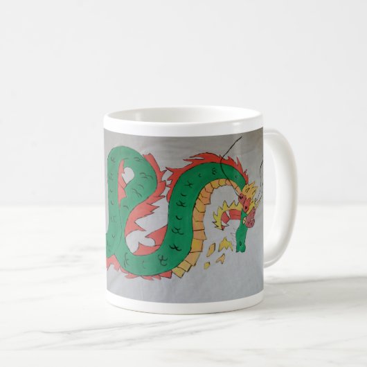 Chinesischer Drache Kaffeetasse (VorderseiteRechts)