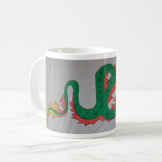 Chinesischer Drache Kaffeetasse (Vorderseite Links)