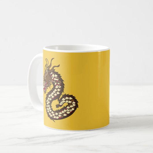 Chinesischer Drache Kaffeetasse (Vorderseite Links)