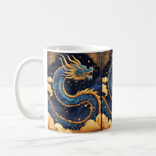 Chinesischer-Drache-Kaffeetasse Kaffeetasse (Links)