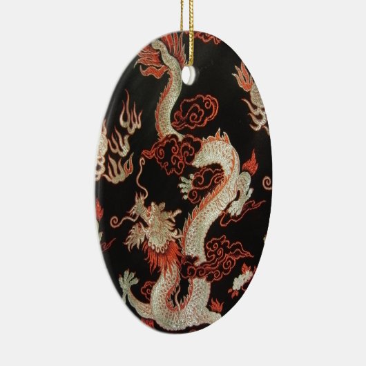 Chinesischer Drache Keramikornament (Rechts)