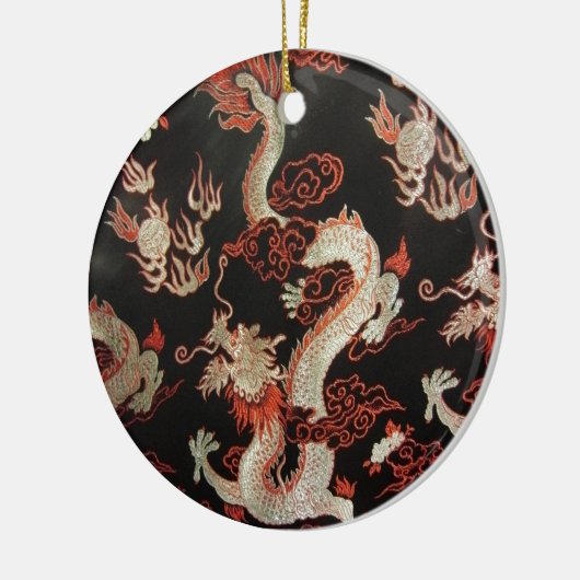 Chinesischer Drache Keramikornament (Links)