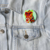 Chinesischer Drache-Kopf Button (Beispiel)