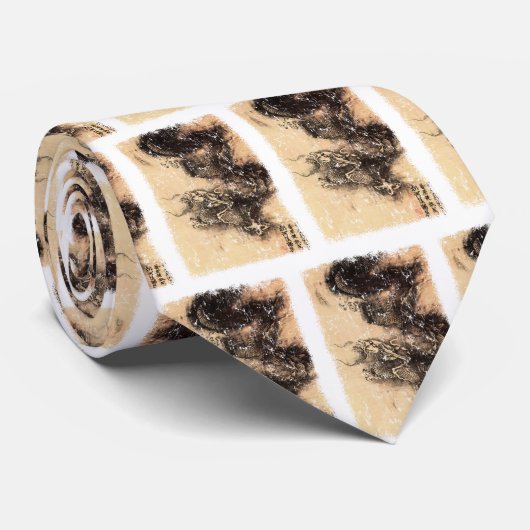 Chinesischer Drache Krawatte (Gerollt)