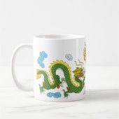 Chinesischer Drache (lang) Kaffeetasse (Links)