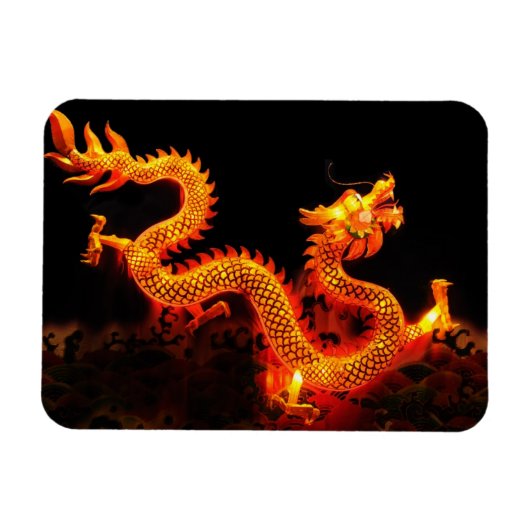Chinesischer Drache Lantern Magnet (Horizontal)