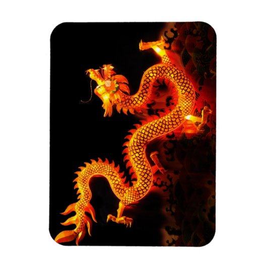 Chinesischer Drache Lantern Magnet (Vertikal)