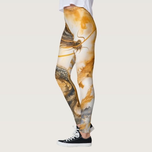 Chinesischer Drache Leggings (Links)