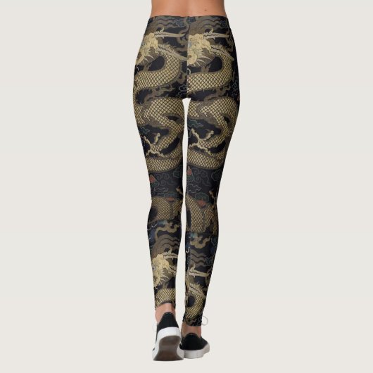 Chinesischer Drache Leggings (Rückseite)