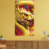 Chinesischer Drache Leinwanddruck (Insitu (Wohnzimmer))