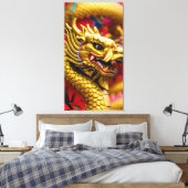 Chinesischer Drache Leinwanddruck (Insitu (Schlafzimmer))