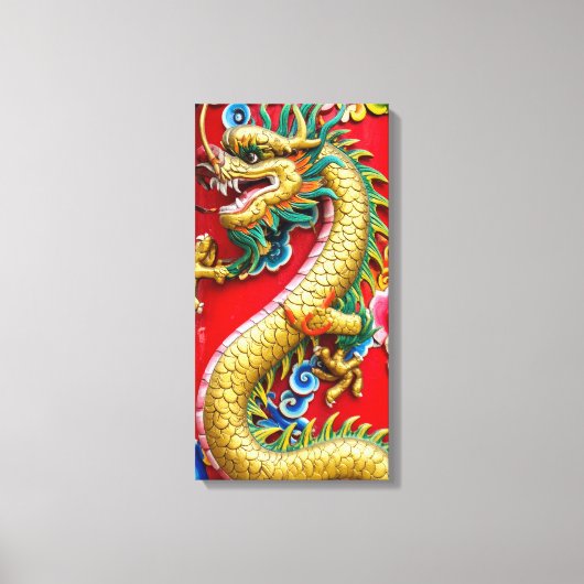 Chinesischer Drache Leinwanddruck (Vorderseite)