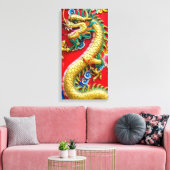 Chinesischer Drache Leinwanddruck (Insitu (Wohnzimmer))