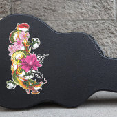 Chinesischer Drache Lotus Cherry Blüten Aufkleber