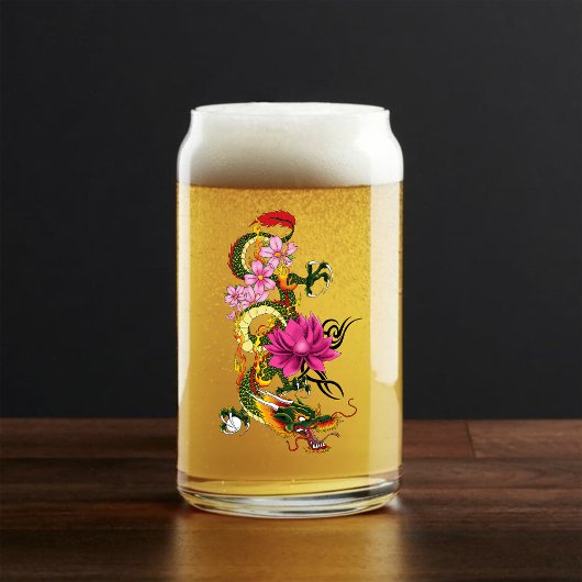 Chinesischer Drache Lotus Cherry Blüten Dosenglas