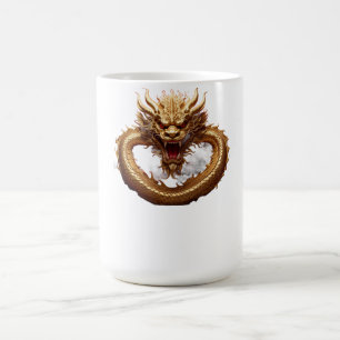 Chinesischer Drache Macht Kaffeetasse