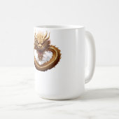 Chinesischer Drache Macht Kaffeetasse (VorderseiteRechts)