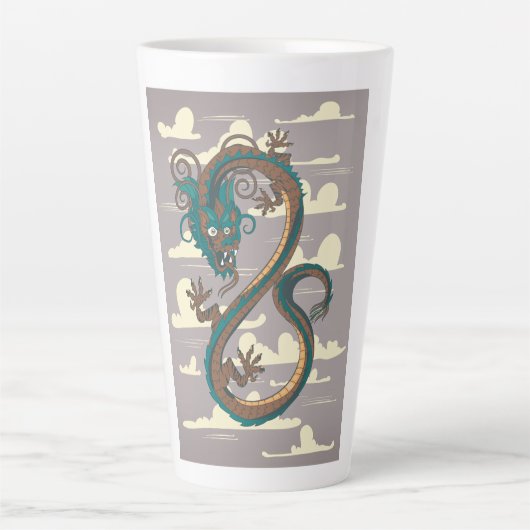Chinesischer Drache Milchtasse (Vorderseite)